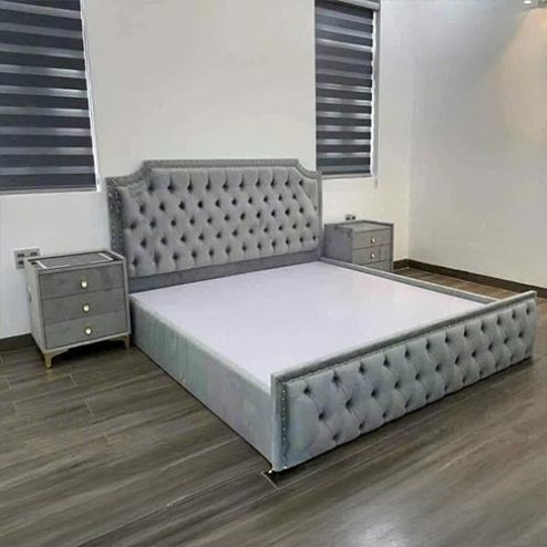 Mẫu Giường Ngủ Đẹp Bọc Nệm Cao Cấp GN-287