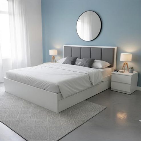 Mẫu Giường Ngủ Đẹp Hiện Đại Gỗ Công Nghiệp GN-257