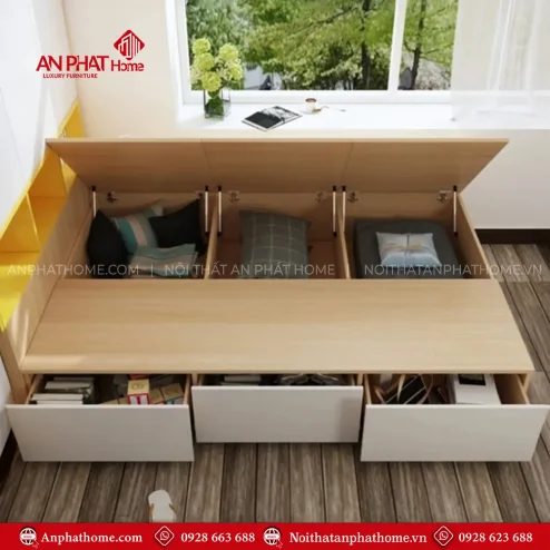 mau giuong ngu dep ket hop tu quan ao gn 32800003