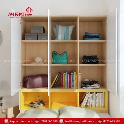 mau giuong ngu dep ket hop tu quan ao gn 32800004