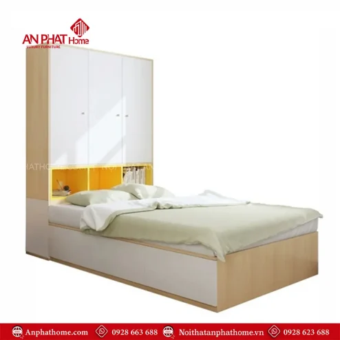 mau giuong ngu dep ket hop tu quan ao gn 32800005