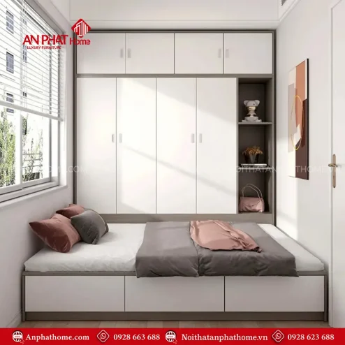mau giuong ngu go cao cap lien tu quan ao gn 35200002