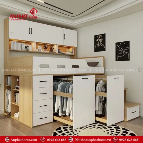 mau giuong ngu go cong nghiep cho be gn 34200002