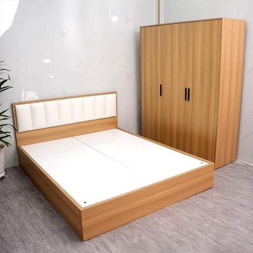 Mẫu Giường Ngủ Gỗ Công Nghiệp Đẹp GN-281