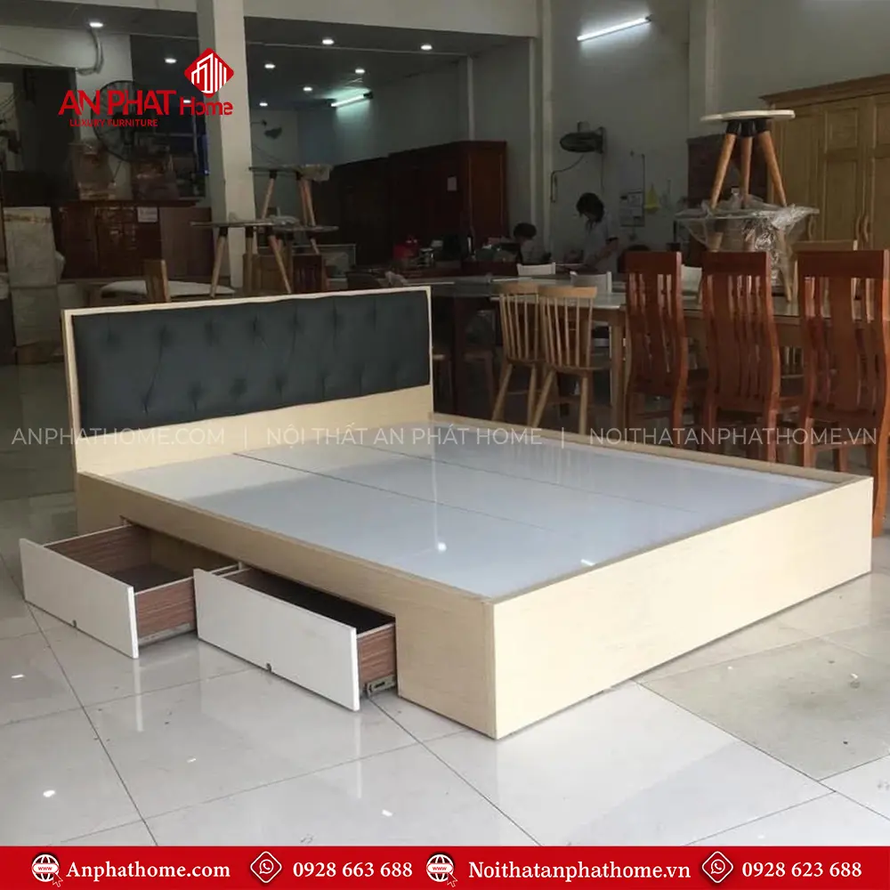 Mẫu Giường Ngủ Gỗ Công Nghiệp GN-292 18 mau giuong ngu go cong nghiep gn 29200005
