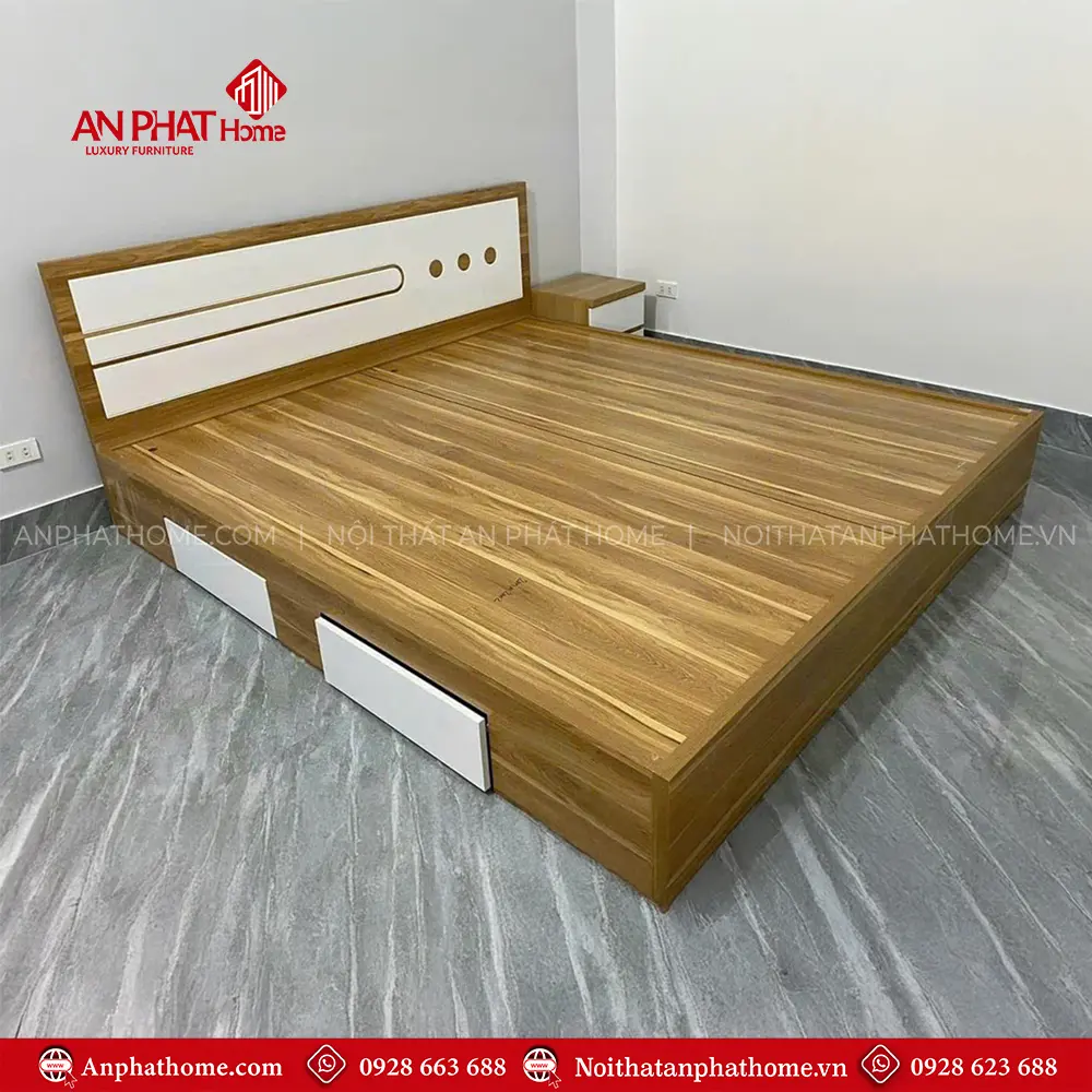 Mẫu Giường Ngủ Gỗ Công Nghiệp Hiện Đại Cao Cấp GN-288 9 Mẫu Giường Ngủ Gỗ Công Nghiệp Hiện Đại Cao Cấp GN-288