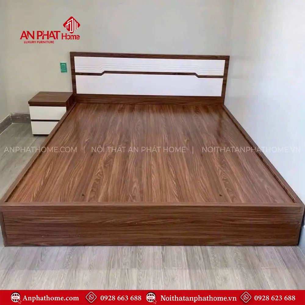 Mẫu Giường Ngủ Gỗ Công Nghiệp Hiện Đại Cao Cấp GN-288 12 Mẫu Giường Ngủ Gỗ Công Nghiệp Hiện Đại Cao Cấp GN-288