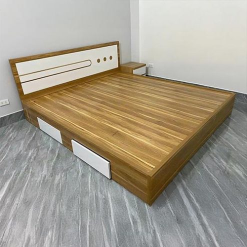 Mẫu Giường Ngủ Gỗ Công Nghiệp Hiện Đại Cao Cấp GN-288