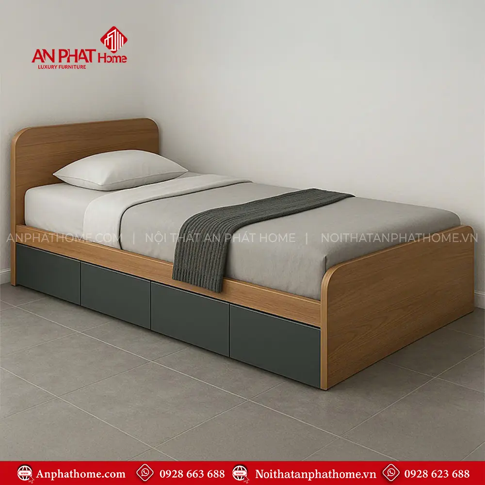 Mẫu Giường Ngủ Gỗ Đẹp GN-253 6 Mẫu Giường Ngủ Gỗ Đẹp GN-253