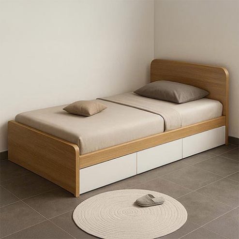 Mẫu Giường Ngủ Gỗ Đẹp GN-253