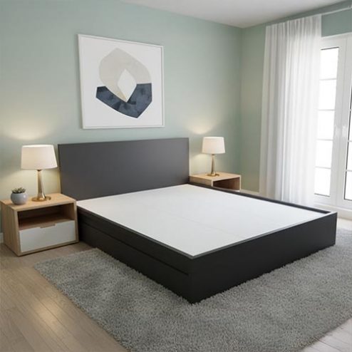 Mẫu Giường Ngủ Gỗ Hiện Đại GN-202