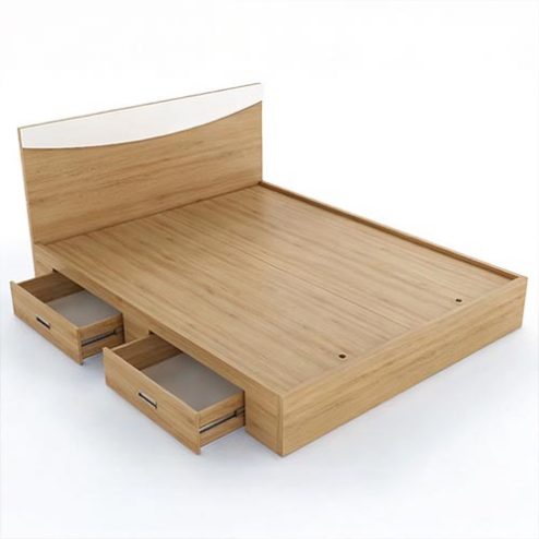 Mẫu Giường Ngủ Gỗ Hiện Đại GN-255