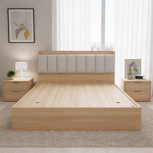 Mẫu Giường Ngủ Gỗ Hiện Đại GN-256