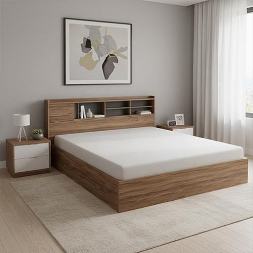 Mẫu Giường Ngủ Gỗ Hiện Đại GN-293