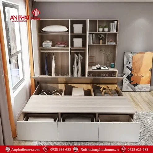 mau giuong ngu lien tu quan ao dep gn 35900002