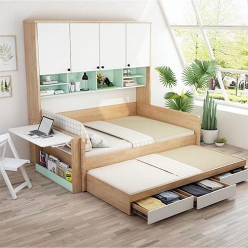 Mẫu Giường Ngủ Thông Minh Hiện Đại GN-339