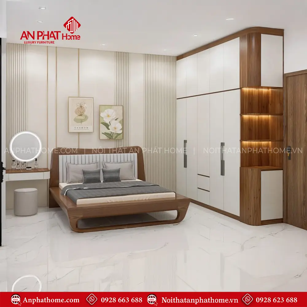 Nội Thất Phòng Ngủ Sang Trọng Cao Cấp CB-80 9 Nội Thất Phòng Ngủ Sang Trọng Cao Cấp CB-80