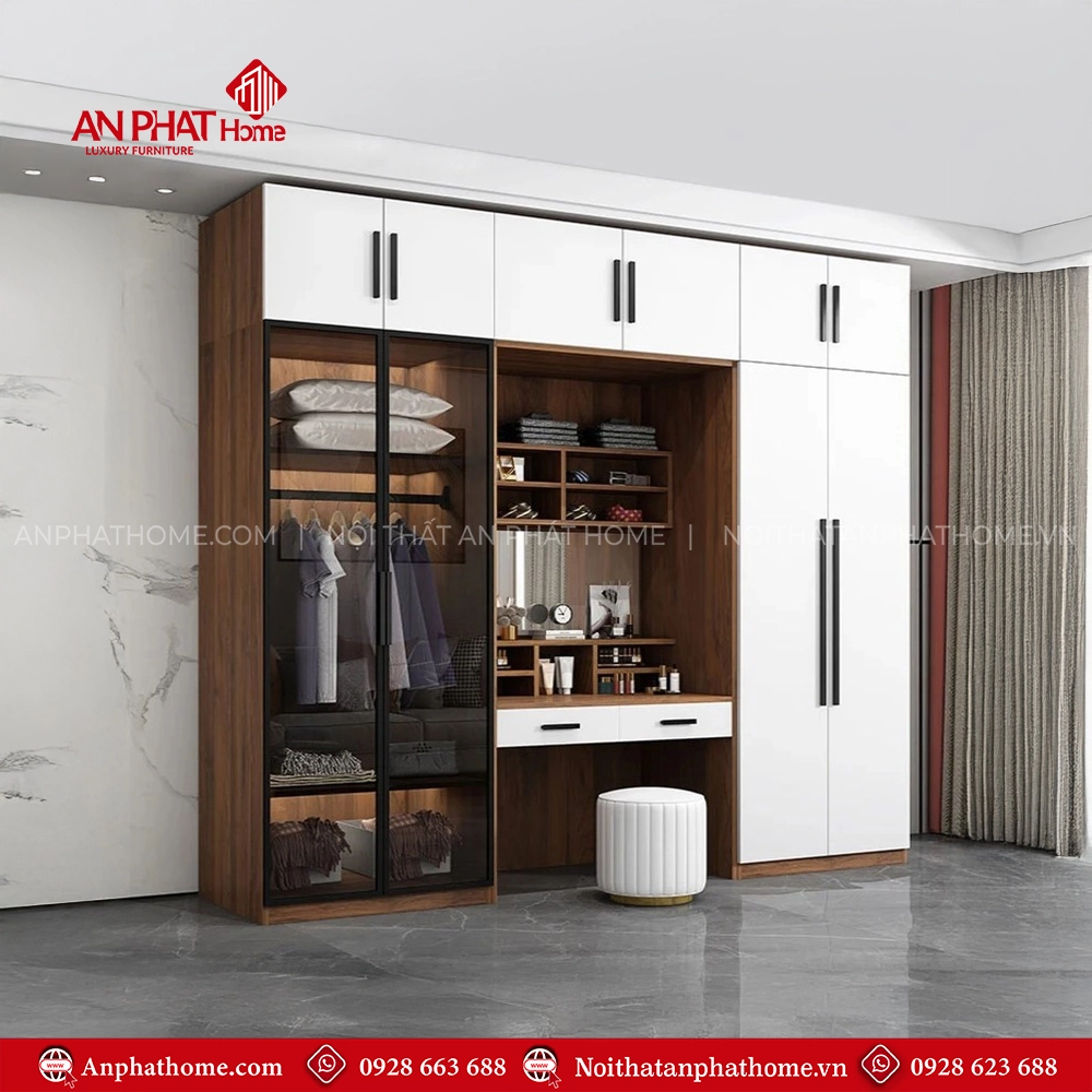 Tủ Áo Gỗ Đa Năng Đẹp TA-503 12 Mẫu tủ quần áo trong phòng ngủ