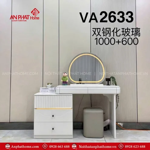 Bàn phấn có gương đèn LED VA-2633