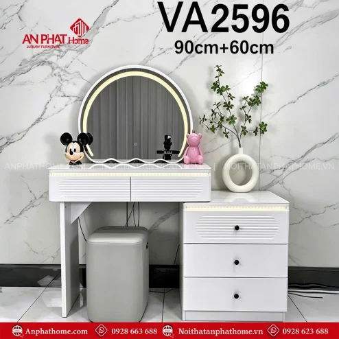 Bàn phấn có gương hiện đại VA-2596