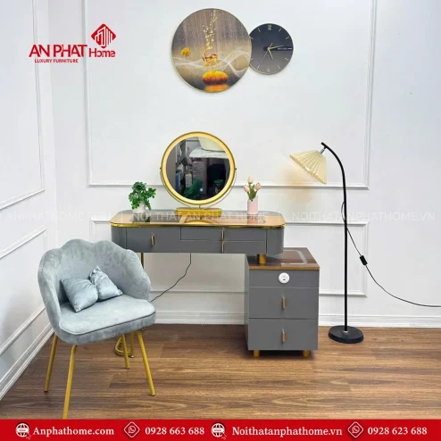 Mẫu bàn trang điểm phong cách Hàn Quốc