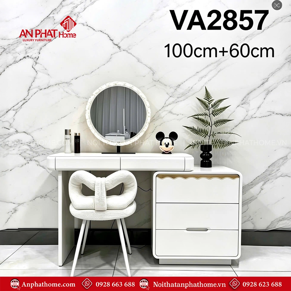 Bàn phấn trang điểm cao cấp VA-2857 7 Bàn phấn trang điểm cao cấp VA-2857