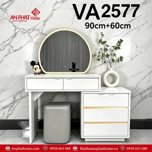 Bàn phấn nhập khẩu cao cấp cho phòng ngủ hiện đại