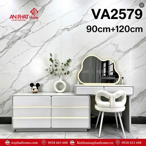 Bàn trang điểm có đèn LED VA-2579