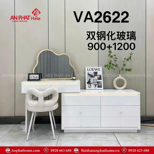 Bàn trang điểm có đèn Led VA-2622