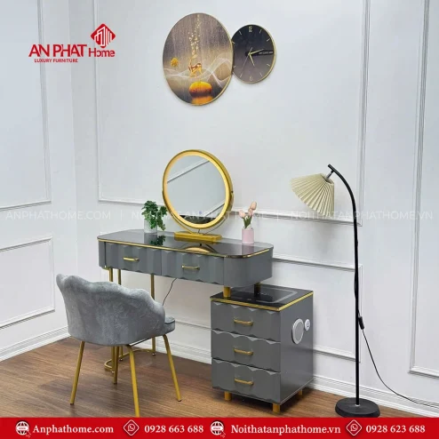 Mẫu bàn trang điểm phong cách Hàn Quốc