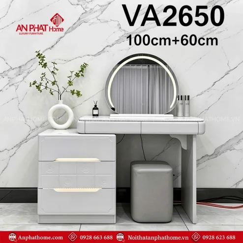 Bàn trang điểm gỗ MDF đẹp VA-2650