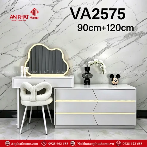 Bàn phấn nhập khẩu cao cấp cho phòng ngủ hiện đại