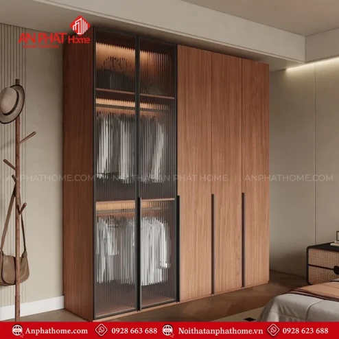 Thiết kế tủ quần áo cho phòng ngủ nhỏ