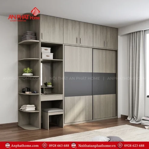 Tủ Áo Cánh Lùa Cao Cấp TA-614