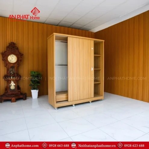 Mẫu tủ quần áo gỗ đẹp hiện đại