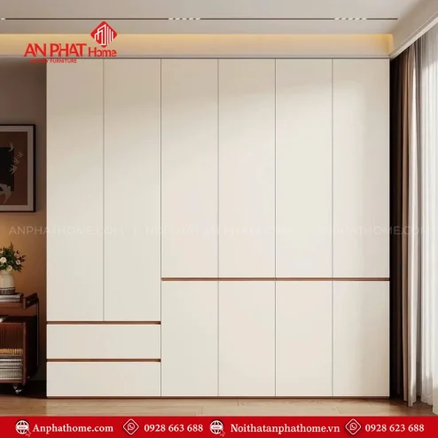 Tủ Áo Gỗ Công Nghiệp MDF TA-613