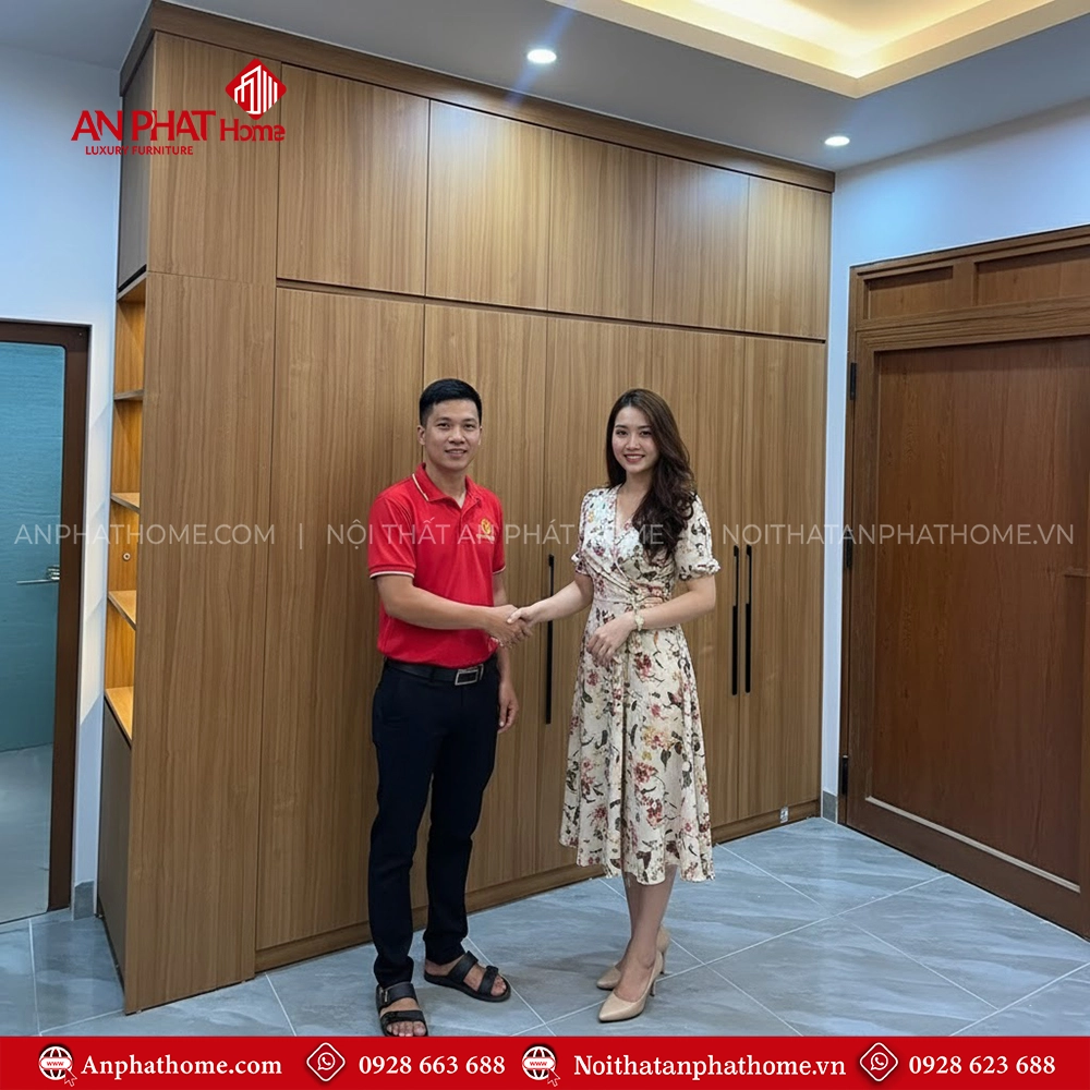 Tủ Áo Gỗ Công Nghiệp TA-561 9 Tu Ao Go Cong Nghiep TA 561 4