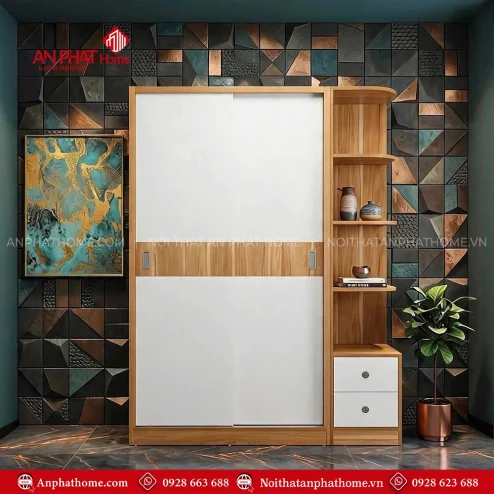 Mẫu tủ quần áo trong phòng ngủ đẹp hiện đại giá rẻ