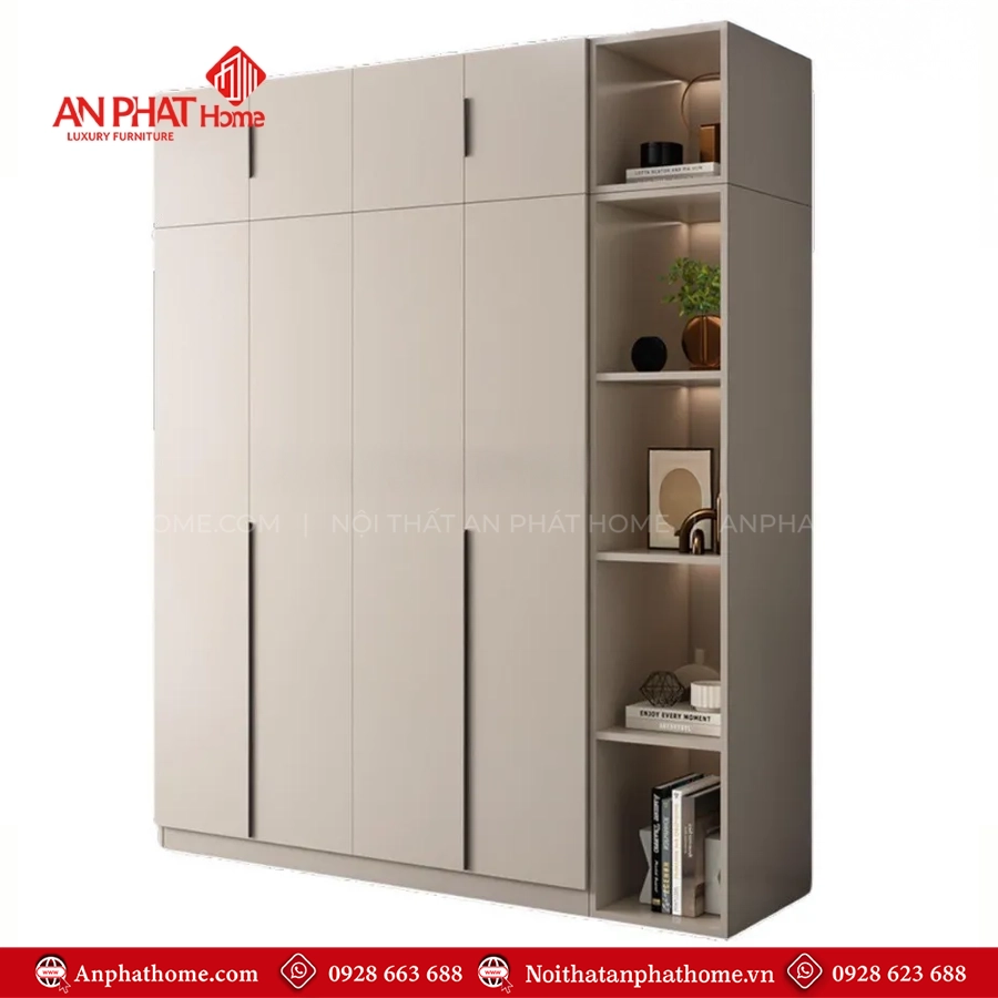 Tủ Áo Hiện Đại Đẹp TA-664 12 Mẫu tủ quần áo trong phòng ngủ hiện đại