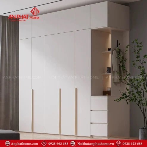 Mẫu tủ quần áo đẹp hiện đại