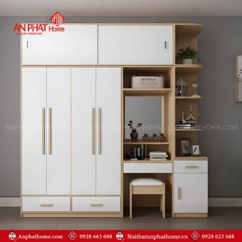 Tủ Áo Kết Hợp Bàn Trang Điểm TA-649