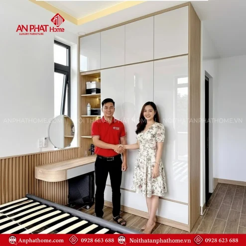 Tủ quần áo gỗ công nghiệp giá rẻ
