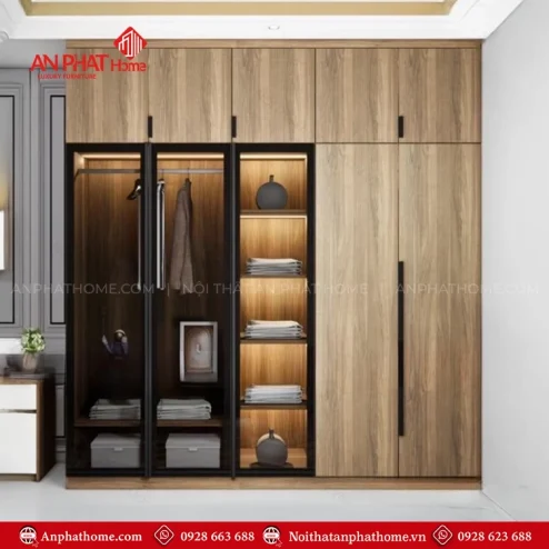 Tủ Áo Người Lớn Cánh Kính TA-612