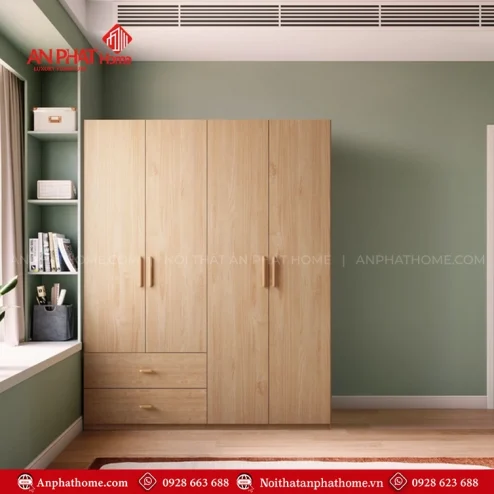 Tủ Áo Người Lớn Gỗ MDF TA-645