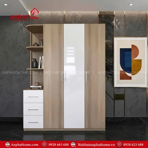 Tủ Đựng Quần Áo 3 Buồng TA-715