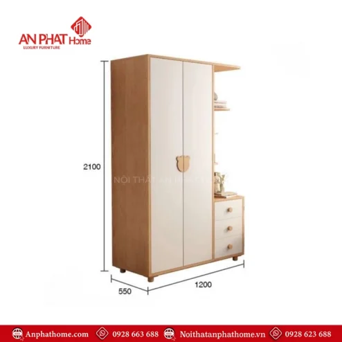 Tủ quần áo trẻ em hiện đại