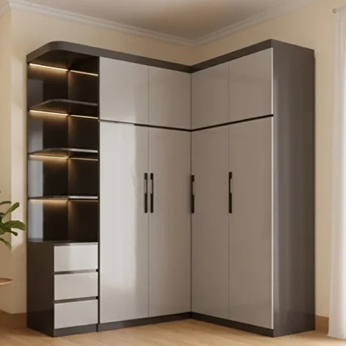 Tủ Đựng Quần Áo Gỗ MDF TA-517