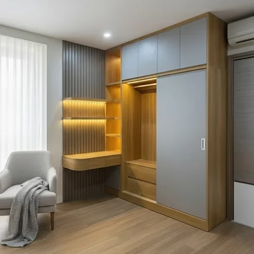 Tủ Đựng Quần Áo Gỗ MDF TA-524