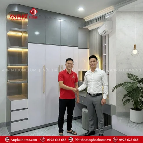 Mẫu tủ quần áo trong phòng ngủ hiện đại