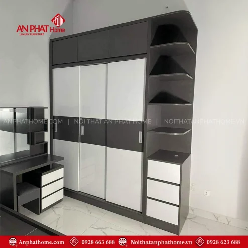 Tủ quần áo đơn giản mà đẹp